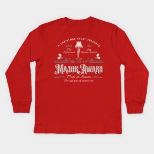 A Major Award A Christmas Story Kids Long Sleeve T-Shirt